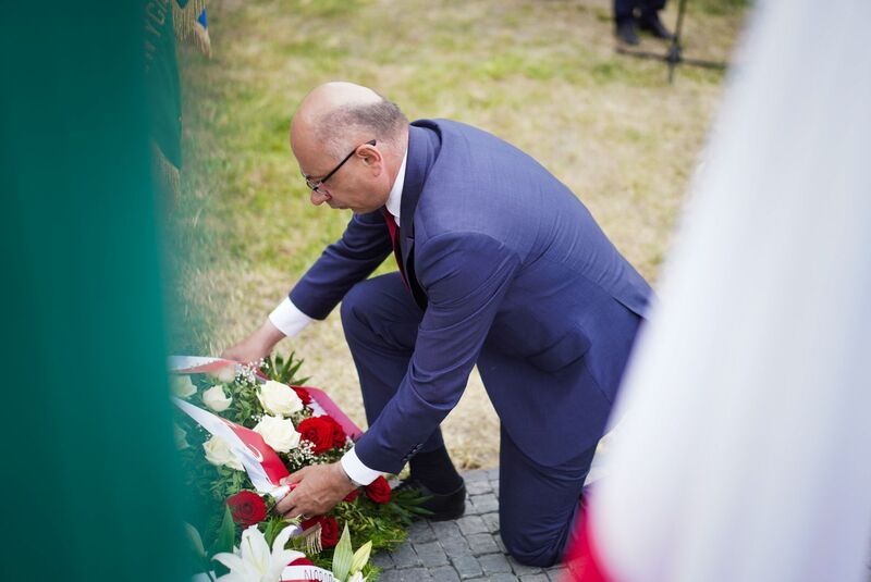 Unveiling of the Memorial Matzeva in Konstancin-Jeziorna – 25 June 2025; photo: M. Niegowski (IPN)