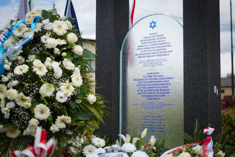 Unveiling of the Memorial Matzeva in Konstancin-Jeziorna – 25 June 2025; photo: M. Niegowski (IPN)