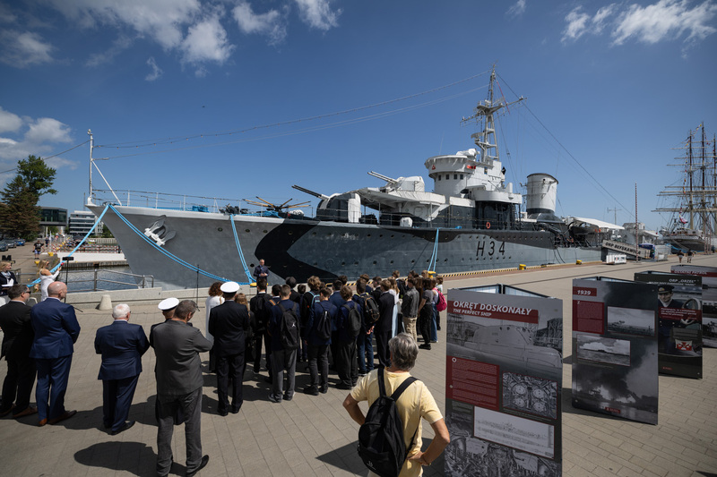 Opening of the “ORP Orzeł (1938–1940)” IPN exhibition in Gdynia – 26 June 2025; photo: Roman Jocher