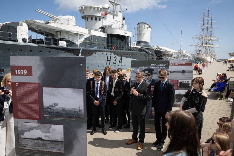 Opening of the “ORP Orzeł (1938–1940)” IPN exhibition in Gdynia – 26 June 2025; photo: Roman Jocher