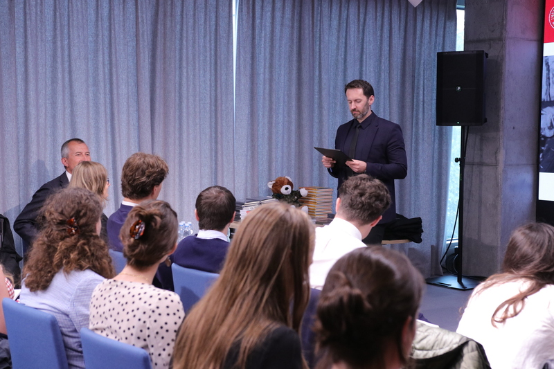 Study visit of the Royal Association Olivaint Conference of Belgium in the IPN Warsaw History Point, 9 July 2025; photo: Agnieszka Szajewska (IPN)