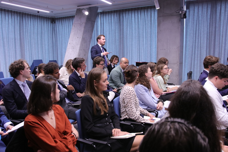 Study visit of the Royal Association Olivaint Conference of Belgium in the IPN Warsaw History Point, 9 July 2025; photo: Agnieszka Szajewska (IPN)