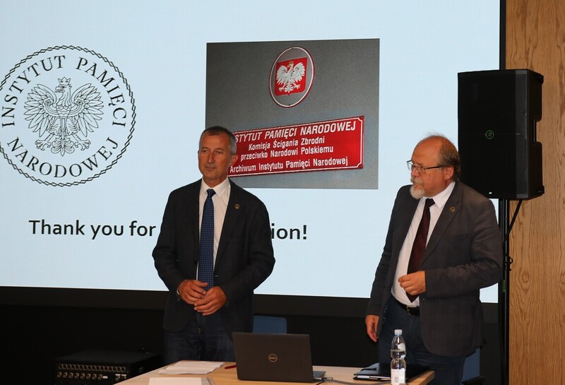 Study visit of the Royal Association Olivaint Conference of Belgium in the IPN Warsaw History Point, 9 July 2025; photo: Agnieszka Szajewska (IPN)