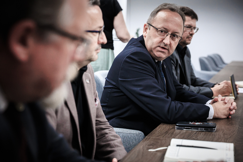 Visit of the Flanders delegation in the IPN, 10 July 2025; photo: Sławomir Kasper (IPN)