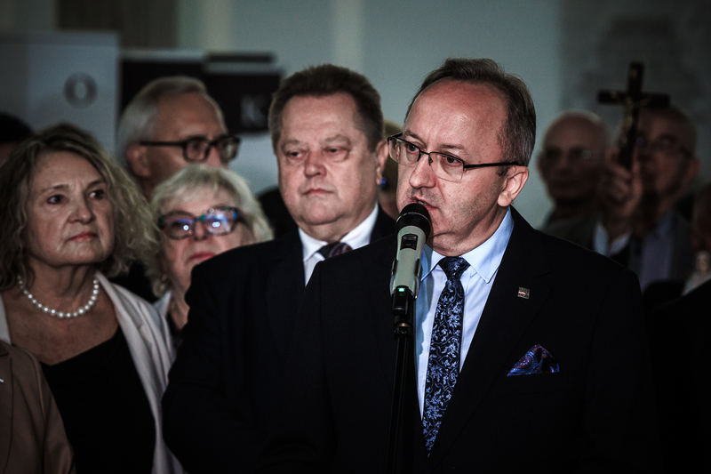 The IPN exhibition entitled “And They Never Returned Home. The Alphabet of the Augustów Roundup,” Warsaw, 22 July 2025; photo: S. Kasper (IPN)