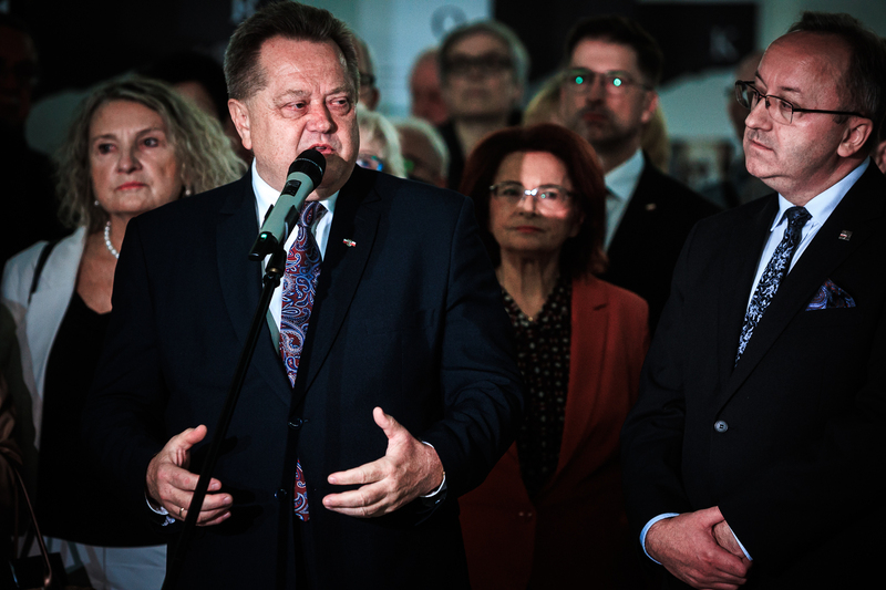 The IPN exhibition entitled “And They Never Returned Home. The Alphabet of the Augustów Roundup,” Warsaw, 22 July 2025; photo: S. Kasper (IPN)