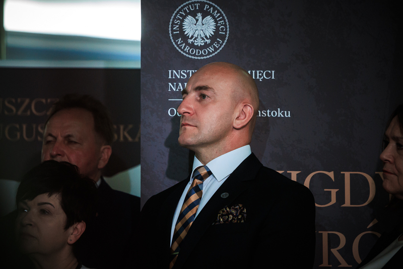 The IPN exhibition entitled “And They Never Returned Home. The Alphabet of the Augustów Roundup,” Warsaw, 22 July 2025; photo: S. Kasper (IPN)