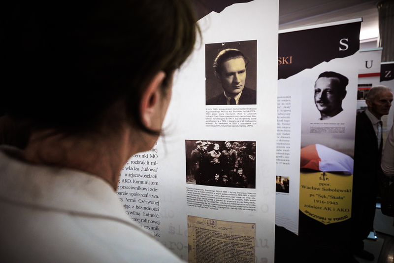 The IPN exhibition entitled “And They Never Returned Home. The Alphabet of the Augustów Roundup,” Warsaw, 22 July 2025; photo: S. Kasper (IPN)
