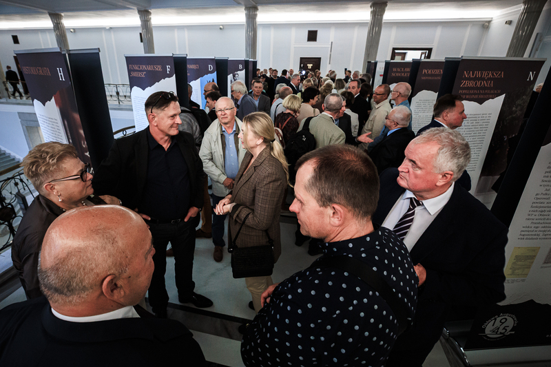 The IPN exhibition entitled “And They Never Returned Home. The Alphabet of the Augustów Roundup,” Warsaw, 22 July 2025; photo: S. Kasper (IPN)
