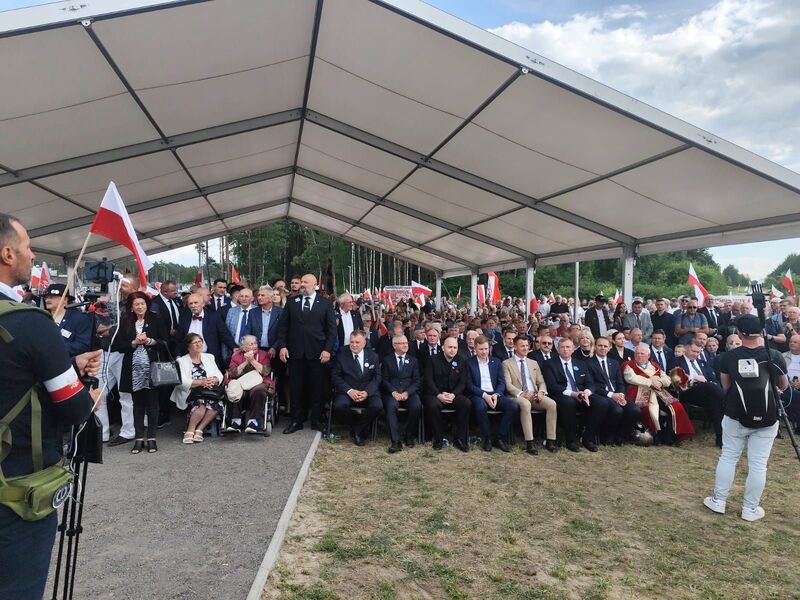 Victims of the Volhynian Massacre were commemorated in Domostawa – 12 July 2025; photo: Hubert Bury (IPN)