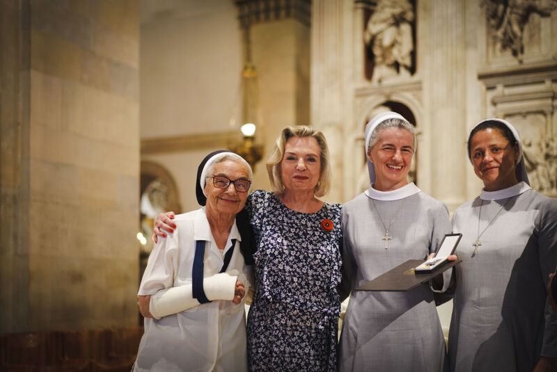 The ceremony of awarding the IPN  “Reipublicae Memoriae Meritum” medal to the Nazareth sisters. The award was presented by Adam Siwek, Director of the IPN's Office for Commemorating the Struggle and Martyrdom - Loreto, 17 July 2025. Photo: Mateusz Niegowski (IPN)