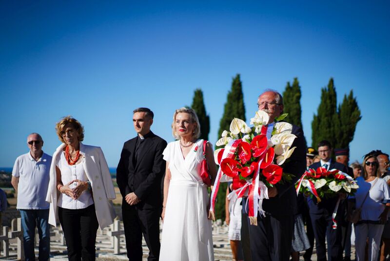 In honour of Polish soldiers – the liberators of Ancona; photo: Mateusz Niegowski (IPN)