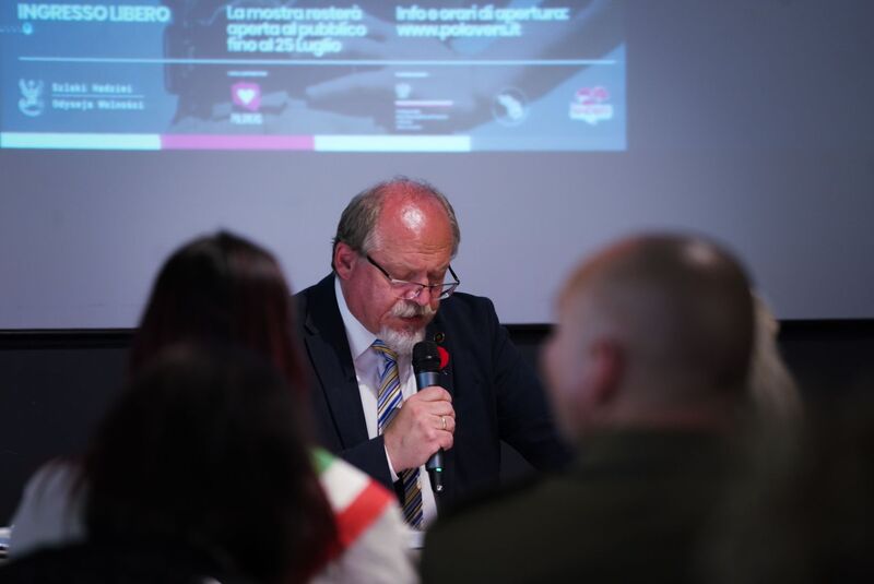 The Institute's "Trails of Hope. The Odyssey of Freedom" exhibition was opened in Ancona, Italy on 19 July 2025, photo: M. Niegowski (IPN) The Institute's "Trails of Hope. The Odyssey of Freedom" exhibition was opened in Ancona, Italy on 19 July 2025, photo: M. Niegowski (IPN)