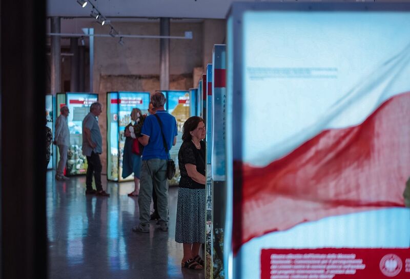 The Institute's "Trails of Hope. The Odyssey of Freedom" exhibition was opened in Ancona, Italy on 19 July 2025, photo: M. Niegowski (IPN) The Institute's "Trails of Hope. The Odyssey of Freedom" exhibition was opened in Ancona, Italy on 19 July 2025, photo: M. Niegowski (IPN)