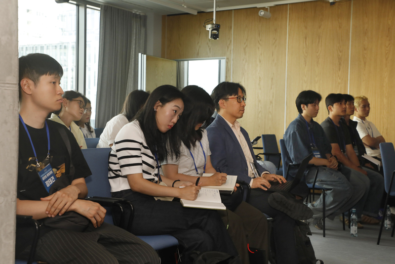 Representatives of the National Institute for Unification Education under the Ministry of Unification of the Republic of Korea visited the Institute of National Remembrance, Warsaw 18 July 2025; photo: Piotr Życieński (IPN)