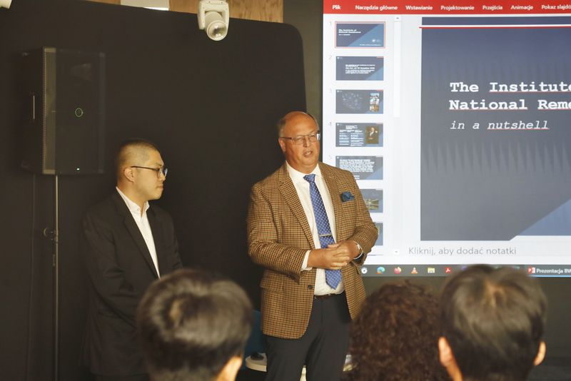 Representatives of the National Institute for Unification Education under the Ministry of Unification of the Republic of Korea visited the Institute of National Remembrance, Warsaw 18 July 2025; photo: Piotr Życieński (IPN)