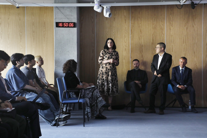Representatives of the National Institute for Unification Education under the Ministry of Unification of the Republic of Korea visited the Institute of National Remembrance, Warsaw 18 July 2025; photo: Piotr Życieński (IPN)