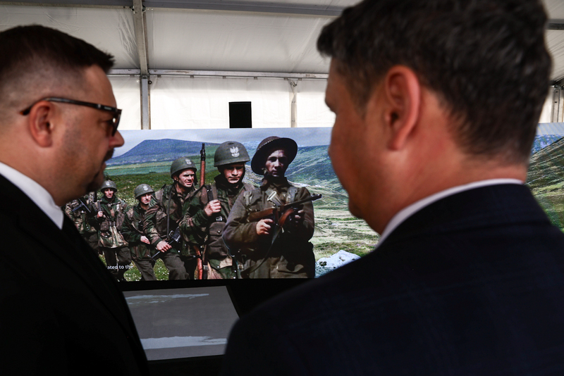 “Trails of Hope. The Odyssey of Freedom” – a presentation of a multimedia exhibition by the Institute of National Remembrance, photo: Sławek Kasper (IPN)