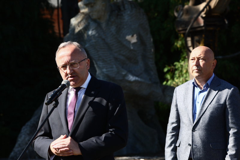 Dismantling of a Soviet propaganda monument in Płoty – 18 August 2025; photo: S. Kasper (IPN)
