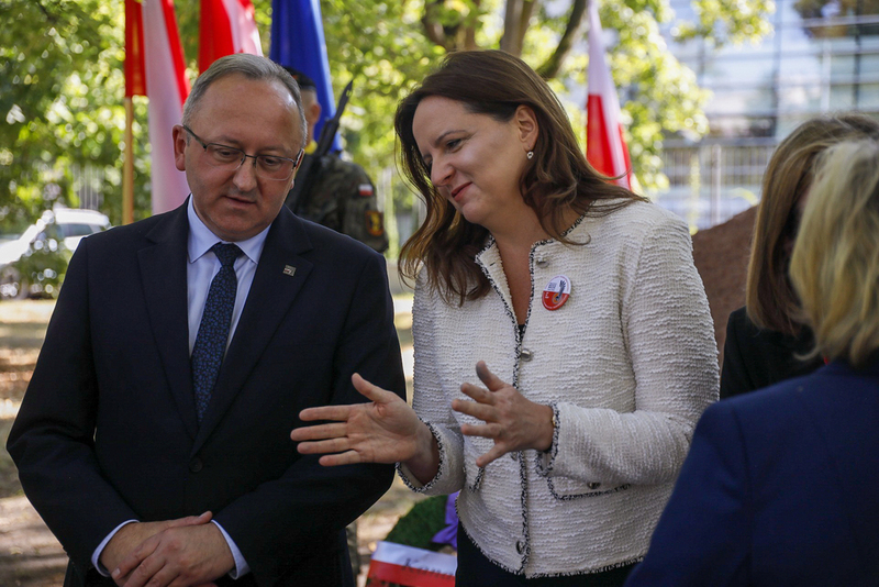 Commemorative ceremonies at the monument to Polish and Canadian Soldiers' Friendship – Warsaw, 27 August 2025; photo: K. Kapłon (IPN)