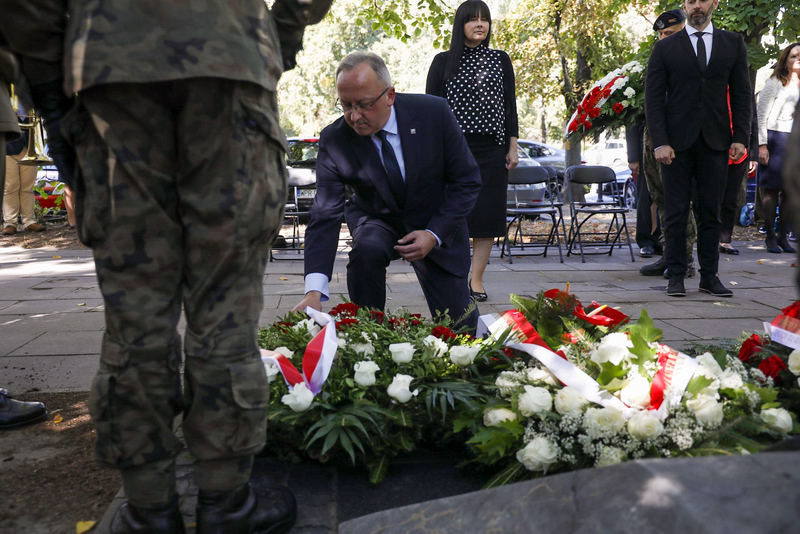 Commemorative ceremonies at the monument to Polish and Canadian Soldiers' Friendship – Warsaw, 27 August 2025; photo: K. Kapłon (IPN)