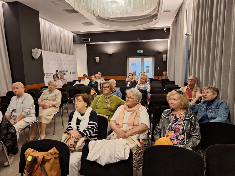 Educational classes presenting the life and legacy of Samuel Willenberg were organized for participants of the Third Age Institute; Warsaw, 25 August 2025, photo: Michał Rybak (IPN)