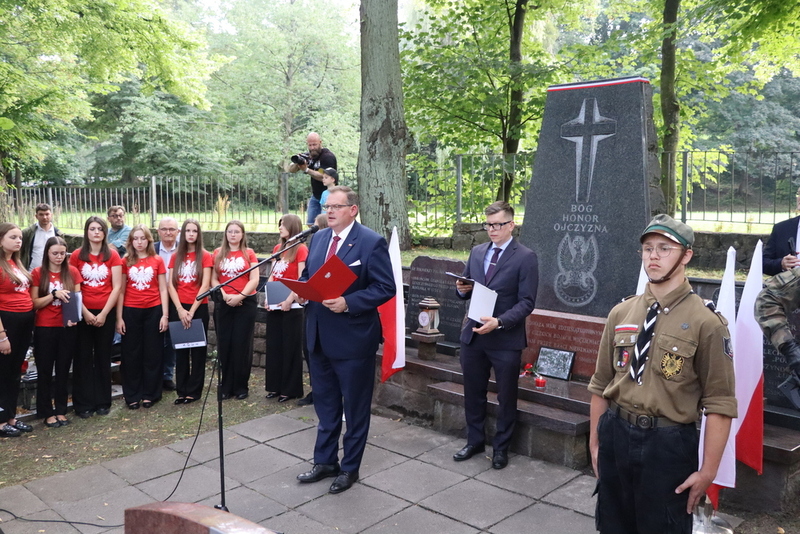 In tribute to “Inka” and “Zagończyk”, Gdańsk 26 August, photo: Jan Kołakowski (IPN)
