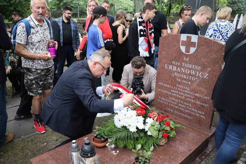 In tribute to “Inka” and “Zagończyk”, Gdańsk 26 August, photo: Jan Kołakowski (IPN)