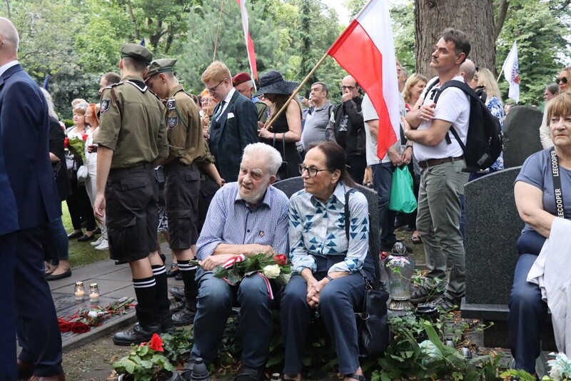 In tribute to “Inka” and “Zagończyk”, Gdańsk 26 August, photo: Jan Kołakowski (IPN)