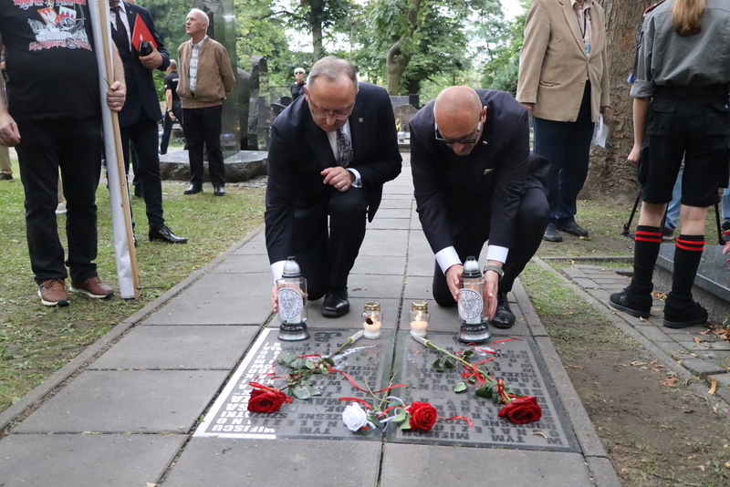 In tribute to “Inka” and “Zagończyk”, Gdańsk 26 August, photo: Jan Kołakowski (IPN)