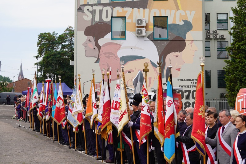 A commemorative event marking the founding of the Solidarity trade union organised in Szczecin, 30 August 2025, photo: Marcin Górka (IPN)