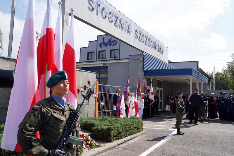 A commemorative event marking the founding of the Solidarity trade union organised in Szczecin, 30 August 2025, photo: Marcin Górka (IPN)