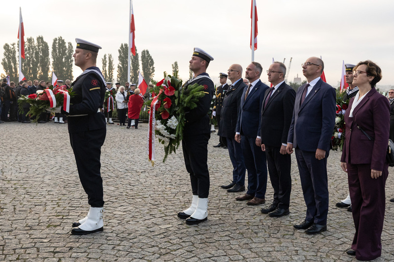 Celebrations at the Monument to the Defenders of the Coast at Westerplatte – 1 September 2025, photo: Roman Jocher