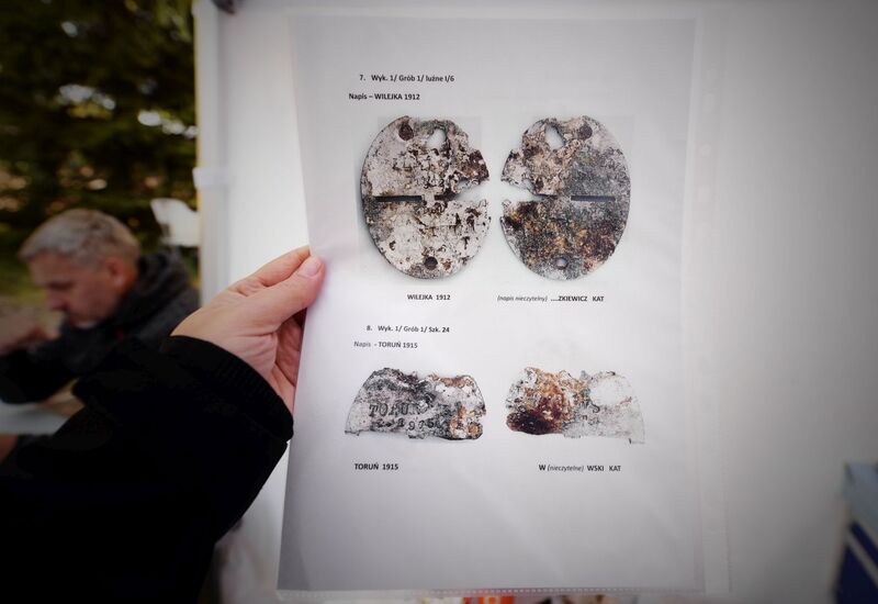 The works conducted by the Institute of National Remembrance in Lviv-Zboiska, Ukraine, 4--30 August 2025; photo: BPiI (IPN)