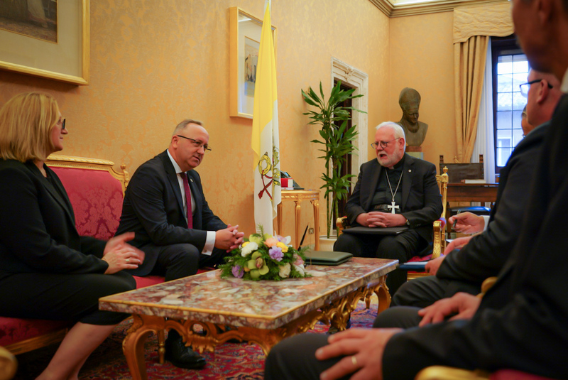 A delegation from the IPN visits the Vatican, photo: Mateusz Niegowski (IPN) A delegation from the IPN visits the Vatican, photo: Mateusz Niegowski (IPN)