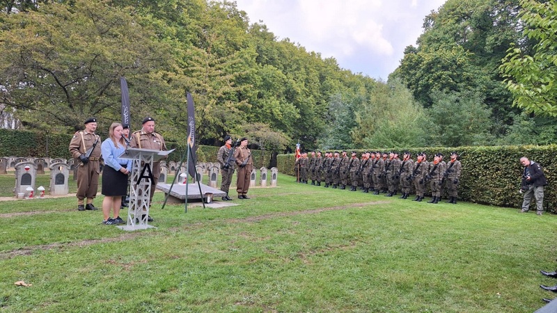Commemoration of Polish soldiers in Antwerp, 27 September 2025; photo: S. Bardski (IPN)