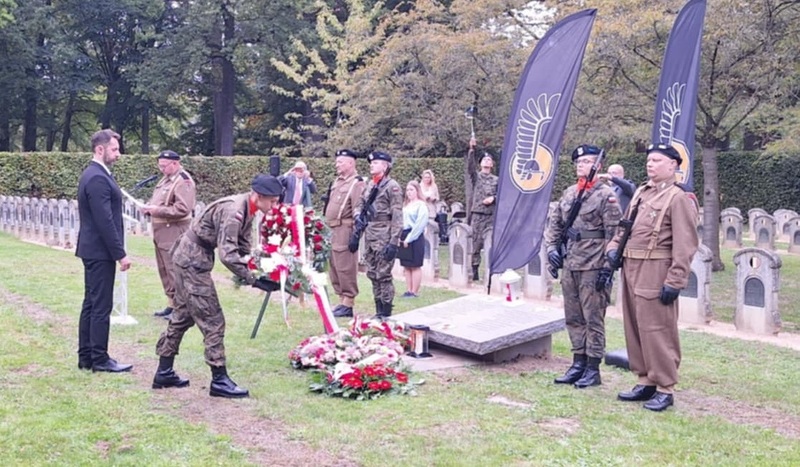Commemoration of Polish soldiers in Antwerp, 27 September 2025; photo: S. Bardski (IPN)