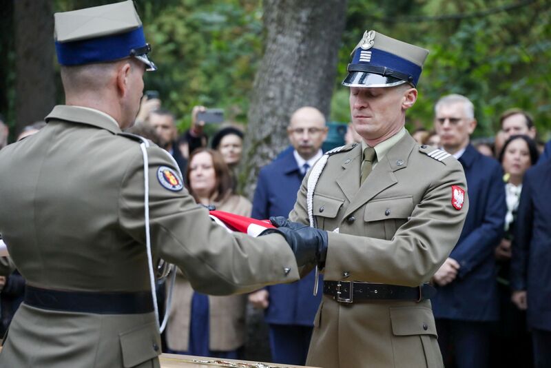 Funeral ceremony of the late Sergiusz Piasecki in Warsaw – 29 September 2025; photo: K. Kapłon (IPN)