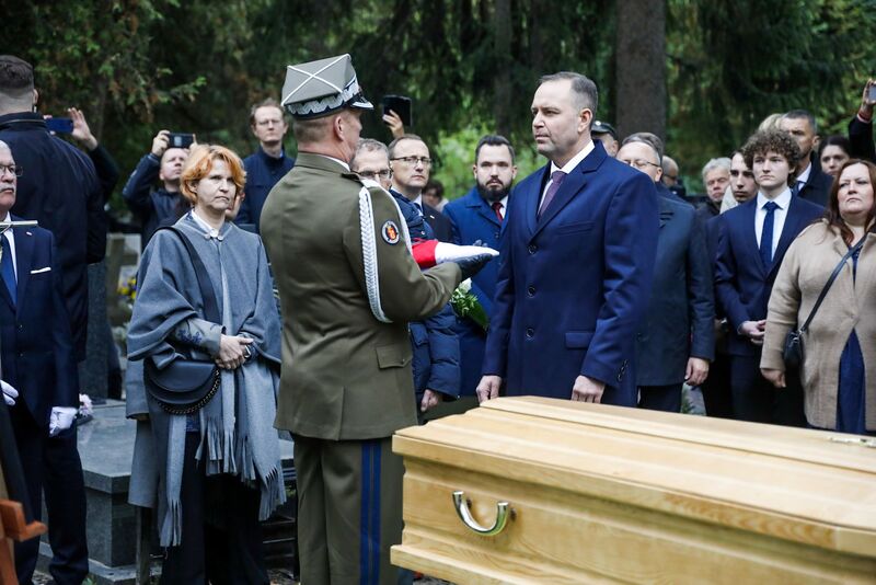 Funeral ceremony of the late Sergiusz Piasecki in Warsaw – 29 September 2025; photo: K. Kapłon (IPN)