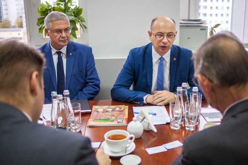 Dr Waldemar Brenda, Director of the National Education Office and Dr Mateusz Szpytma, Deputy President of the IPN