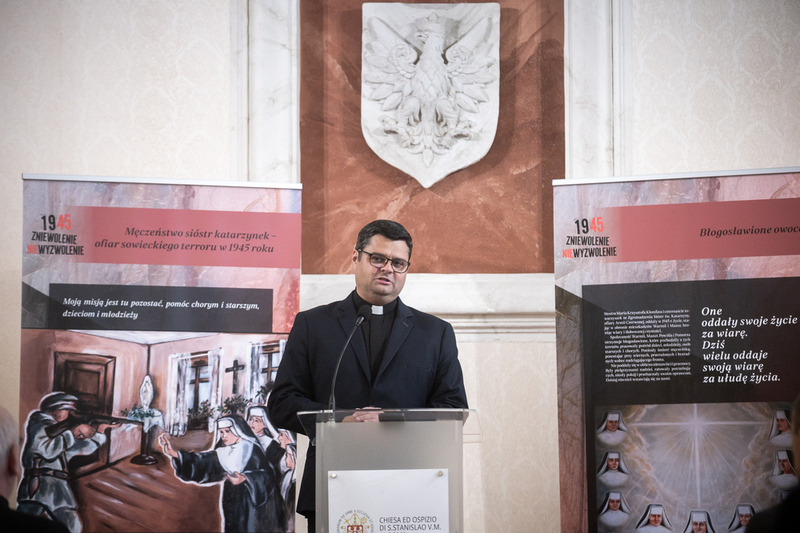 “My mission is to stay here” – the IPN exhibition on the Sisters of the Congregation of St. Catherine, Virgin and Martyr murdered by the Soviets was presented in Rome, photo:Sławek Kasper (IPN) “My mission is to stay here” – the IPN exhibition on the Sisters of the Congregation of St. Catherine, Virgin and Martyr murdered by the Soviets was presented in Rome, photo:Sławek Kasper (IPN)