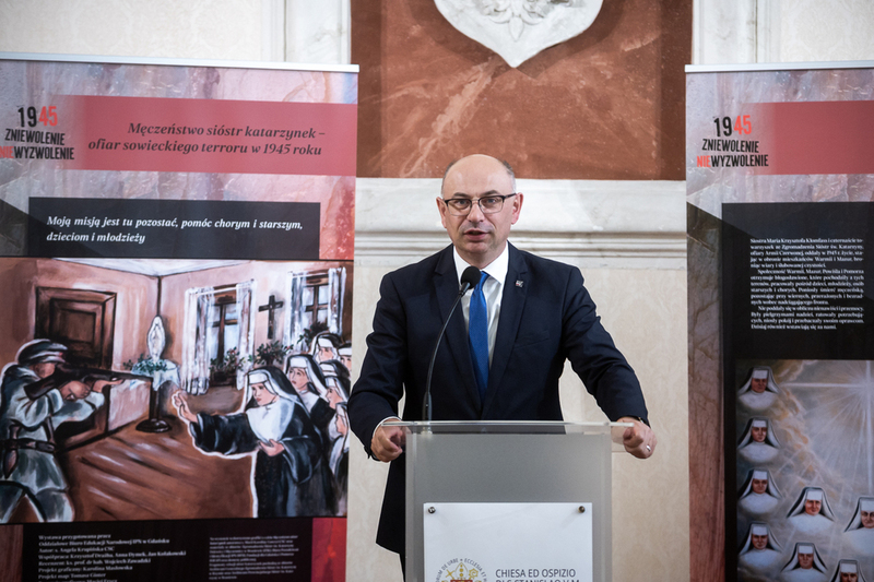 “My mission is to stay here” – the IPN exhibition on the Sisters of the Congregation of St. Catherine, Virgin and Martyr murdered by the Soviets was presented in Rome, photo:Sławek Kasper (IPN) “My mission is to stay here” – the IPN exhibition on the Sisters of the Congregation of St. Catherine, Virgin and Martyr murdered by the Soviets was presented in Rome, photo:Sławek Kasper (IPN)