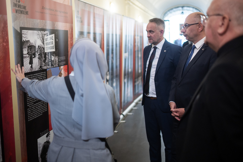 “My mission is to stay here” – the IPN exhibition on the Sisters of the Congregation of St. Catherine, Virgin and Martyr murdered by the Soviets was presented in Rome, photo:Sławek Kasper (IPN) “My mission is to stay here” – the IPN exhibition on the Sisters of the Congregation of St. Catherine, Virgin and Martyr murdered by the Soviets was presented in Rome, photo:Sławek Kasper (IPN)