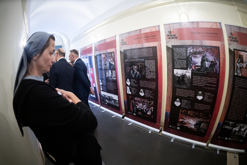 “My mission is to stay here” – the IPN exhibition on the Sisters of the Congregation of St. Catherine, Virgin and Martyr murdered by the Soviets was presented in Rome, photo:Sławek Kasper (IPN) “My mission is to stay here” – the IPN exhibition on the Sisters of the Congregation of St. Catherine, Virgin and Martyr murdered by the Soviets was presented in Rome, photo:Sławek Kasper (IPN)