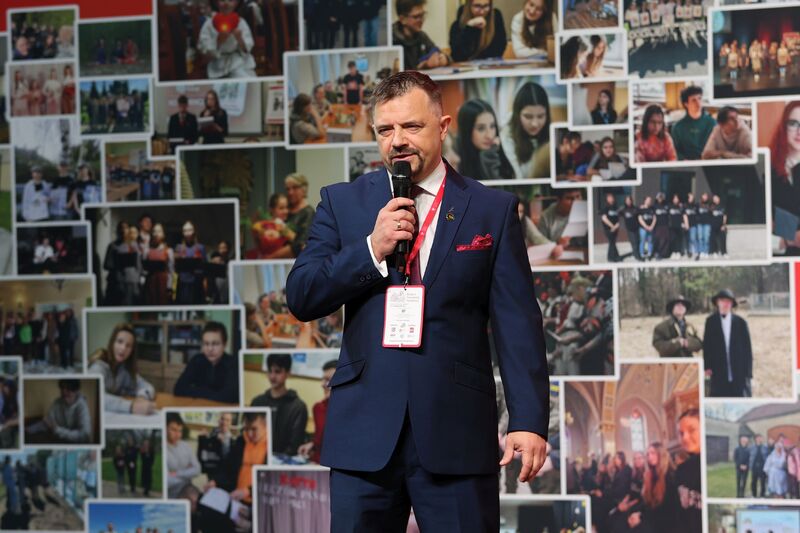 The opening of the Institute's Congress of National Future, 15-16 October 2025 in Łódź. Director of the IPN Branch in Łódź Karol Piskorski; photo: R. Pękalski (IPN)