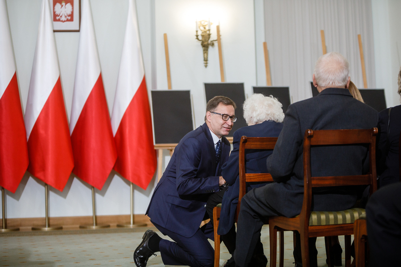 The ceremony of handing out identification notes at the Presidential Palace - Warsaw, 4 October 2018. Photos: Sławek Kasper (IPN)