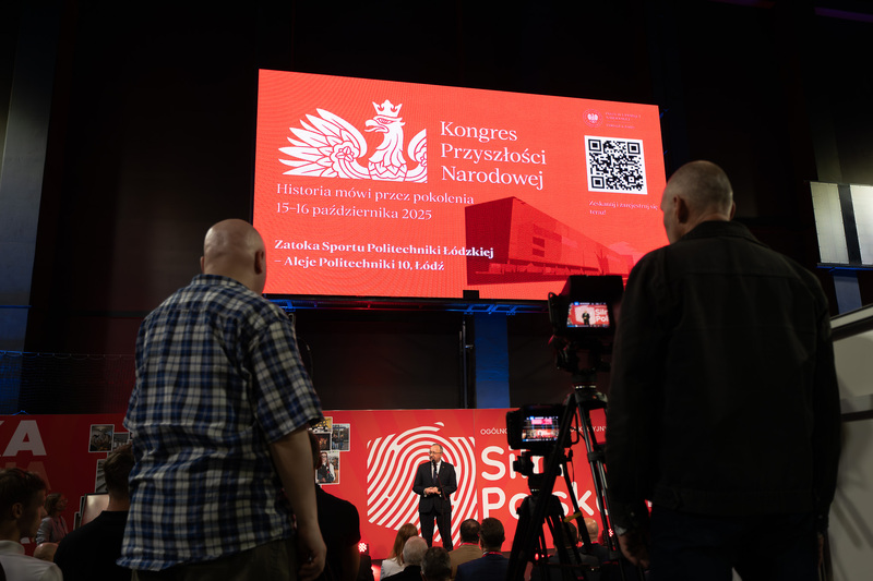 The opening of the Institute's Congress of National Future, 15-16 October 2025 in Łódź; photo: K. Łojko (IPN)