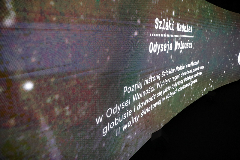 The IPN "Trails of Hope. The Odyssey of Freedom" exhibition at the Congress of National Future, 15-16 October 2025 in Łódź; photo: K. Kapłon (IPN)