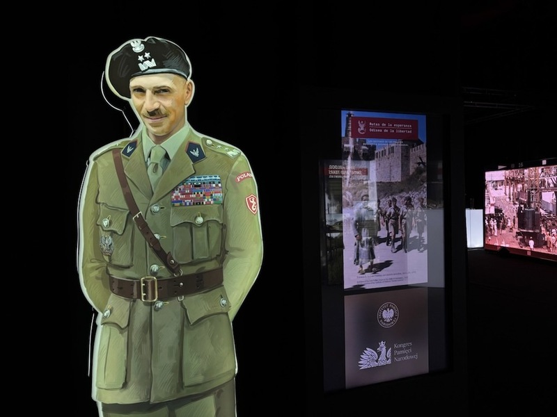 The Institute’s „Trails of Hope. The Odyssey of Freedom” exhibition was presented as part of the Congress of National Future, 15 September 2025, Łódź; photo: Sławek Kasper (IPN)