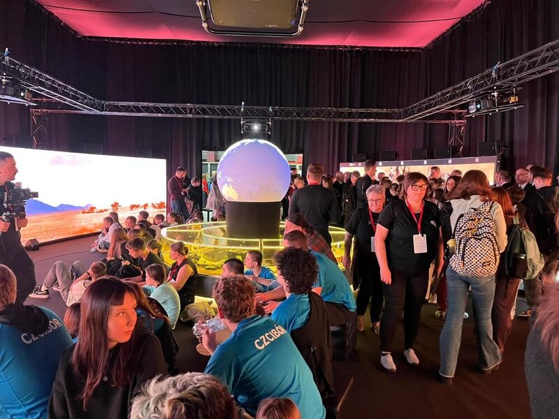 The Institute’s „Trails of Hope. The Odyssey of Freedom” exhibition was presented as part of the Congress of National Future, 15 September 2025, Łódź; photo: Sławek Kasper (IPN)